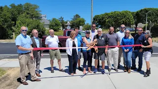 Duck Living Shoreline Resiliency Project ribbon cutting