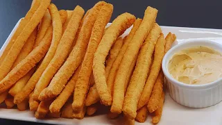 Discover how to make Crispy Cheese Sticks for an appetizer or snack.