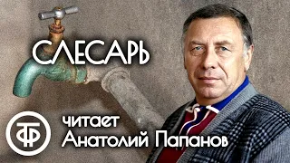 Анатолий Папанов читает юмористический рассказ "Слесарь" (1980)