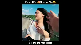 😁Papa Ki Pari 😍 Ne Number Diya | By - THE MP04 RIDER| #bike #rider #papakipari #viral #shorts