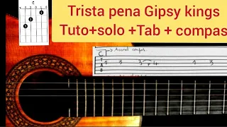 Trista pena Gipsy kings/TAB+ACCORDS+COMPAS