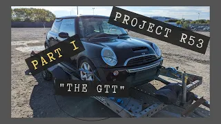 Buying "Flood damaged" supercharged R53 Mini Cooper S at online auction!! - R53 PROJECT "GTT"