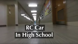 RC Car Driving In High School - FPV