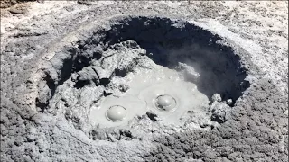 Mud Pots and Mud Volcanoes at Salton Sea