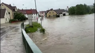 Проливные дожди затопили юг Германии
