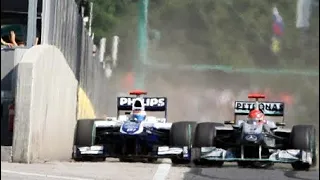 F1® 2020 | Schumacher squeezes Barrichello at Hungary 2010