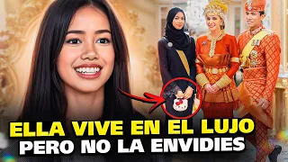 La hija del sultán de Brunei cautivó a todos en boda del príncipe Mateen. Bolso vale como una moto