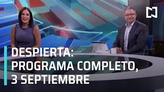 Despierta I Programa Completo 3 de septiembre 2020