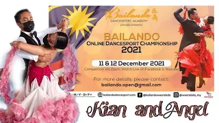 Bailando Online Dancesports Competition 2021 | Malaysia | Junior C | Tango