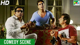 Akshay Kumar Scares Prakash Raj & Sonu Sood | Entertaiment Movie | Akshay Kumar, Tamannaah, Johnny