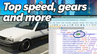 GTA 5 How to know Car Top speed, gears and more