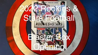 2022 Rookies & Stars Football Blaster Box Opening - 1 Guaranteed Auto or Mem!