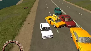 GTA Криминальная Россия - car chase scene - ВАЗ-2107 против многие Жигули + ВАЗ-21093 и 2110.