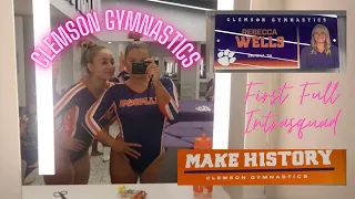 Day in the life as a student athlete @ Clemson | Intrasquad | Morning routine | Gym highlights