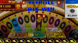 Monopoly live Big win (440x3), Biggest win of the day, CHANCE X 4ROLLS, Mega wheel