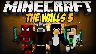 Minecraft Mini-Game: THE WALLS 3 w/ Blow, ThePolishPenguinPL, iDelti