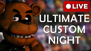 🔴FNAF ULTIMATE CUSTOM NIGHT  - LIVE🔴(Five Nights at Freddy's UCN)
