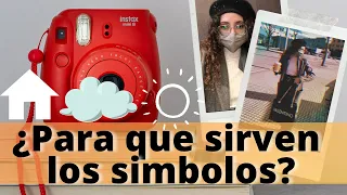 ☀COMO FUNCIONAN los SIMBOLOS instax mini |español