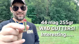 .44 Mag Underwood ammo 255gr wadcutters.... interesting rounds