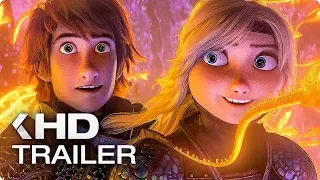 HOW TO TRAIN YOUR DRAGON 3 Official Trailer #2 in 4K HD NEW 2019 Animated Movie HD