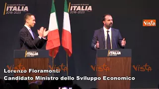 Di Maio presenta tutti i Ministri del Governo M5S