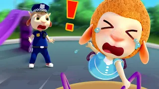 Play Safe at Playground | Songs for Children & Nursery Rhymes | Dolly and Friends 3D Cartoon