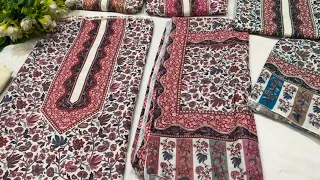 Cotton Kashmiri kalamkari Print. WhatsApp: +91-7051012285 #cottonsuits #kalamkari #kashmirisuits