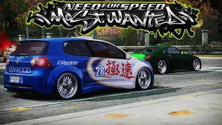 NFS MW |  NISSAN 350Z RACHEL VS VOLKSWAGEN GOLF GTI SONNY | BLACKLIST