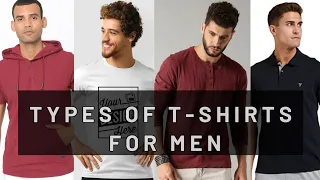 18 Types of t-shirts for men with names