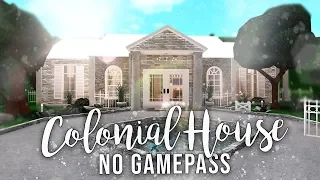 Roblox | Bloxburg: No Gamepasses Colonial House | House Build