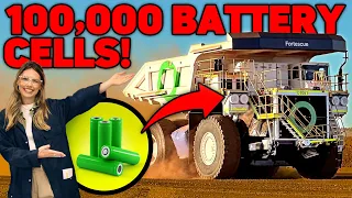 This GIANT Electric Mining Truck Charges in Under 30 minutes!