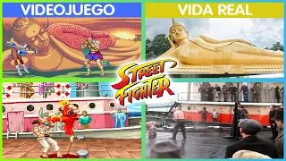 25 Escenarios de STREET FIGHTER en la VIDA REAL que PUEDES VISITAR ✈