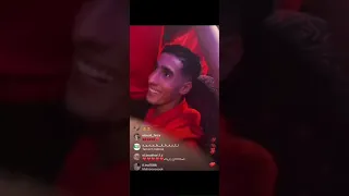 Moroccan player’s live after game vs spain 🎉🔥😂