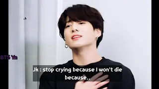 BTS Imagine - when you told them to die in the argument and you cry with guilt