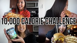 10,000 CALORIE CHALLENGE | GIRL VS.  FOOD