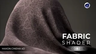Cinema 4D: Creating a Realistic Fabric Using C4D Texture shader  [Cotton] | Advanced!!