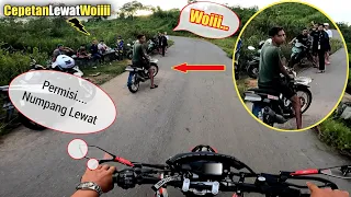 Nyoride Santai Lewat Jalan Sepi Ini Malah Diginiin 🔴 Yamaha WR 155R Supermoto