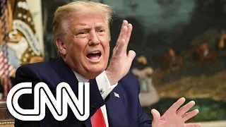 Trump diz que vai deixar a Casa Branca se Biden ganhar | JORNAL DA CNN