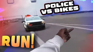 Police VS Bikers! Cops Chases Motorcycle - Chase Them Thiefs!