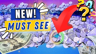 😲You Have To See What I Won Playing The Coin Pusher!!