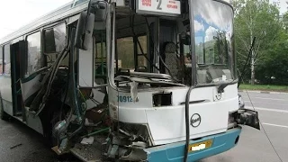 Bus Crashes, Tram Crashes, Trolleybus Crashes , compilation 2014 Part 4