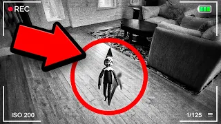 Elf On A Shelf CAUGHT ON TAPE MOVING!!