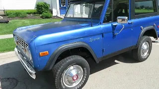 WALK AROUND OF 1971 FORD BRONCO