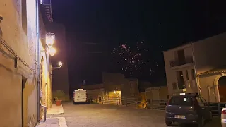 Fuochi d'artificio per la festa di San Giuseppe