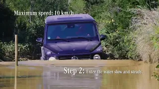 Mercedes Benz G Class  Crossing Deep Water