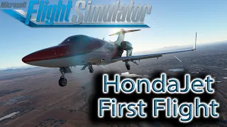 Microsoft Flight Simulator | HondaJet | First Flight