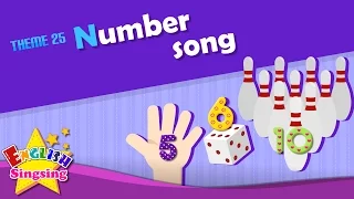 Theme 25. Number song - 123 - One two three | ESL Song & Story - Learning English for Kids