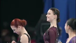 Alexandra Trusova - complicated feelings Olympics 2022 award ceremony
