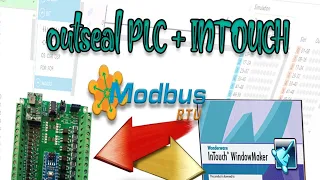 Tutorial komunikasi - Outseal dan InTouch HMI melalui modbus RTU