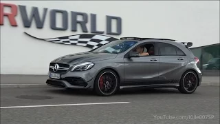 3x Mercedes A45 AMG revs & lovely sounds HD